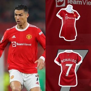 🌟 2022 Manchester United Women’s Home Soccer Jersey Ronaldo #7